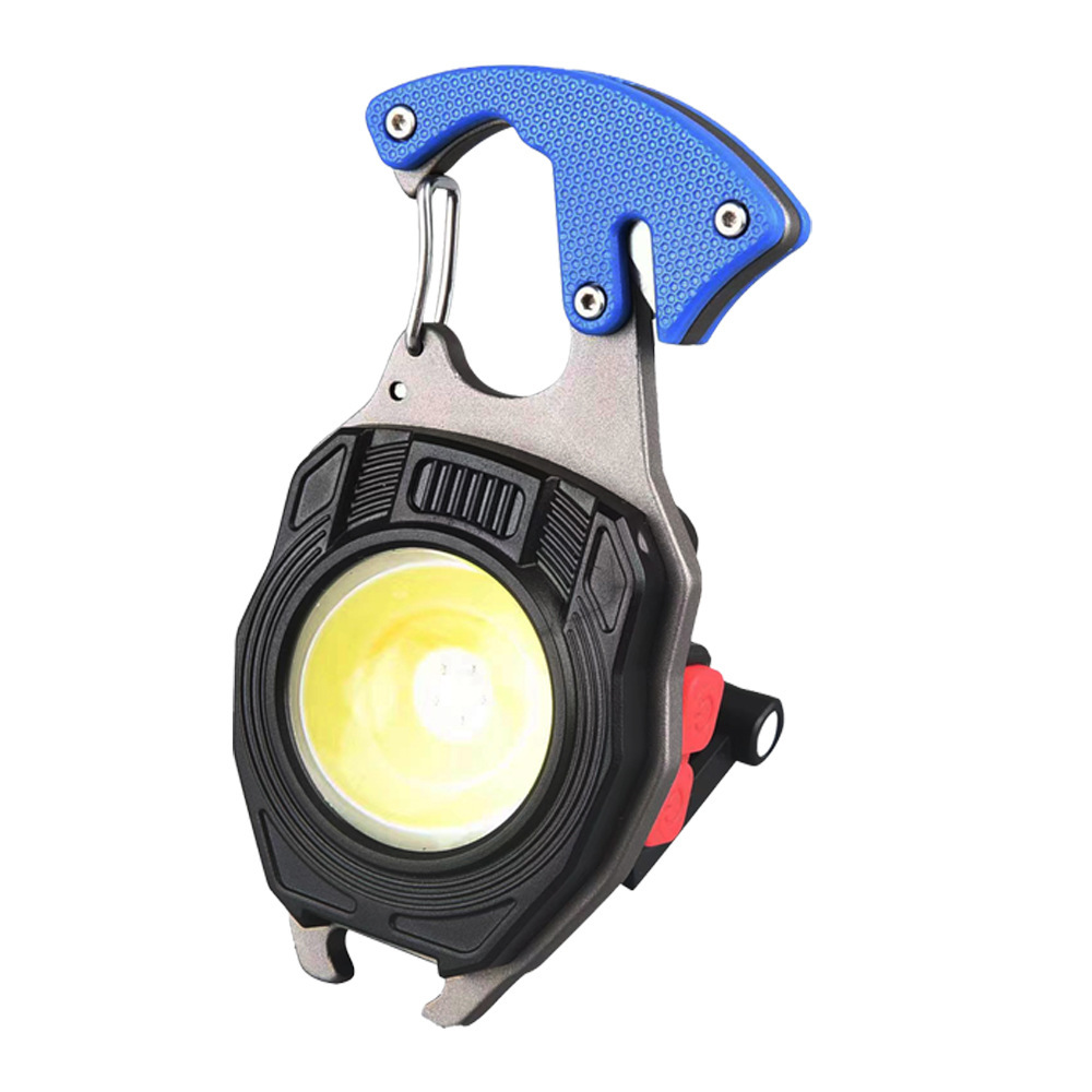 COB Lantern Mutifuction Portable Flashlight Pocket Work Light Outdorr Camping Fishing Climbing LED Light Bottle Opener Hook - Image 6