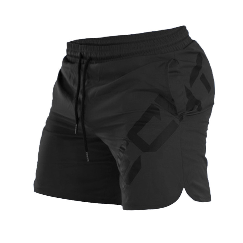 Elastic Thin Training Running Men's Casual Quick-drying Knee Length Summer Sports Shorts - Image 6