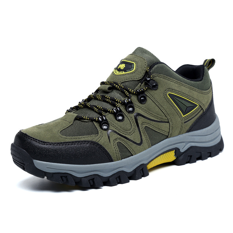 Outdoor Sports Men's Suede Low Top Hiking Shoes - Image 7
