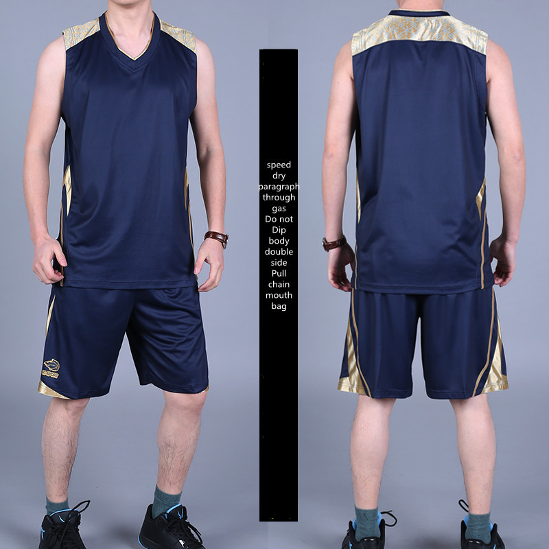 Basketball Sports Suit Men's Summer Casual Wear Sleeveless Thin Vest Running Suit Shorts Sportswear - Image 8
