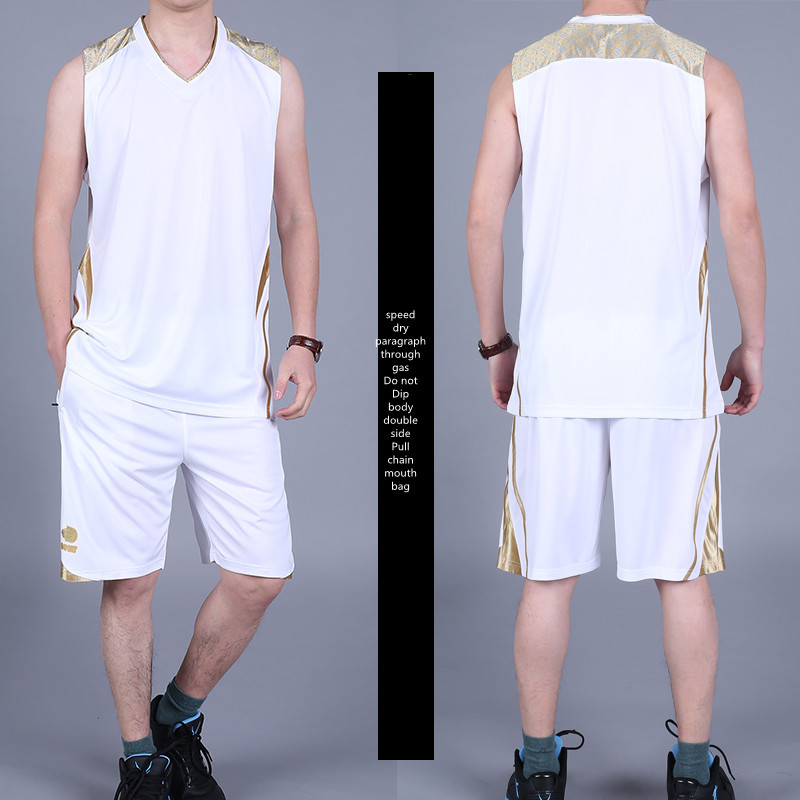 Basketball Sports Suit Men's Summer Casual Wear Sleeveless Thin Vest Running Suit Shorts Sportswear - Image 10
