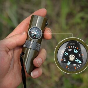 Outdoor Professional Seven-in-one Multifunctional Survival Whistle Outdoor Professional Seven-in-one Multifunctional Survival Whistle