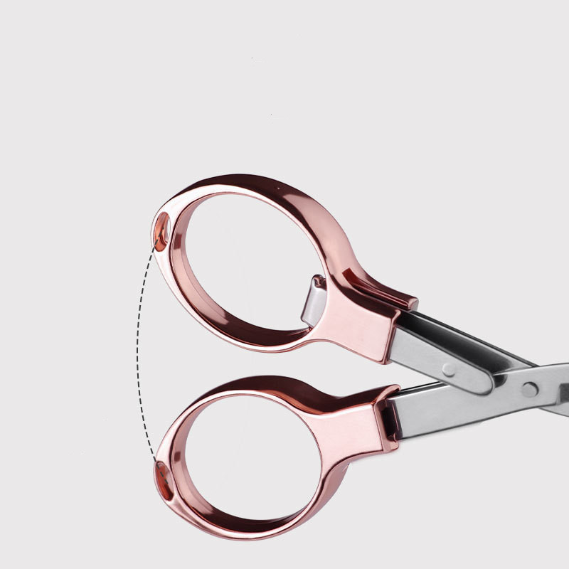 Mini Stainless Steel Folding Scissor Keychain Fishing Scissor Cutter Camping Tool Fishing Pliers Scissors Line Cutter Tool - Image 7